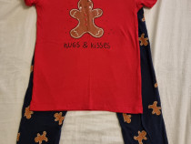 Pijama Turta dulce Craciun pentru copii 8-9 ani /134 cm